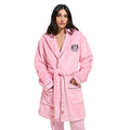 Juicy Couture Crest Robe Polyester Women's Pink Loungewear Robe