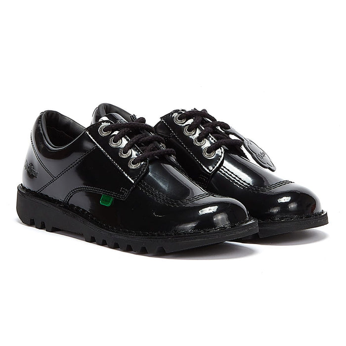Kickers Kick Lo Women's Black Patent Shoes