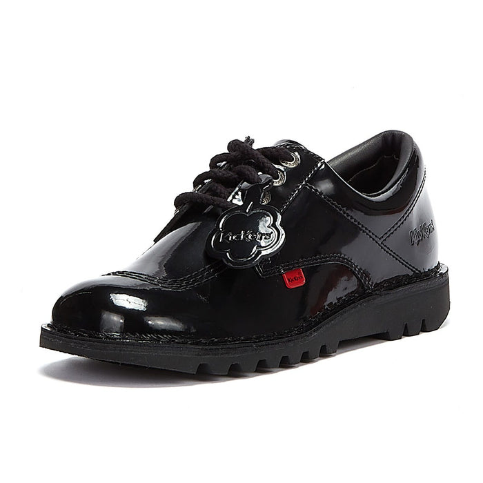 Kickers Kick Lo Women's Black Patent Shoes