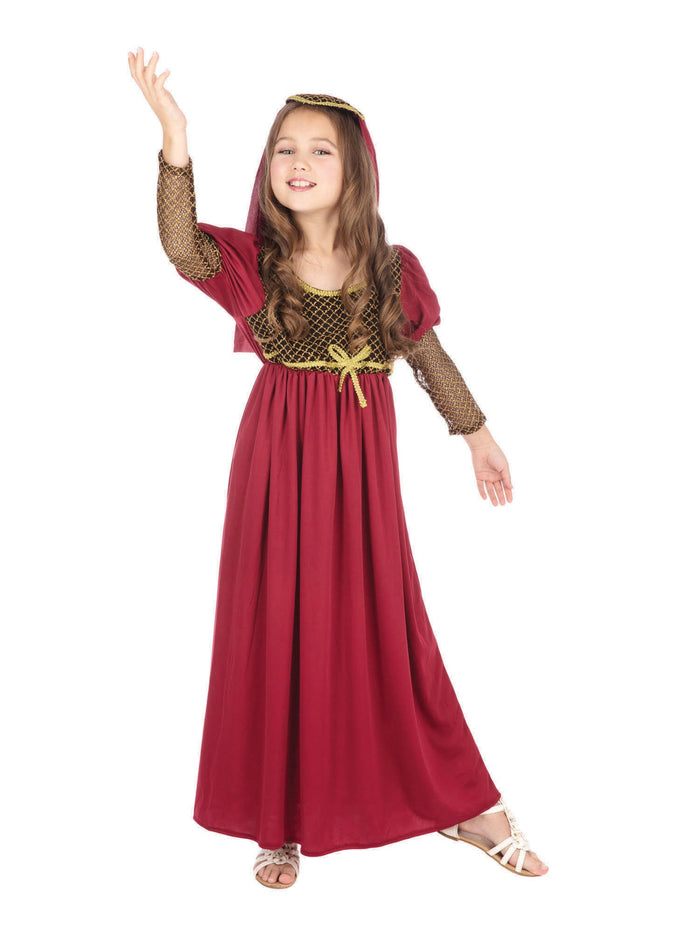 Kids Red Juliet Costume