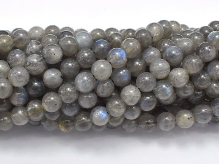 Labradorite Beads, 6mm Round Beads-BeadBasic