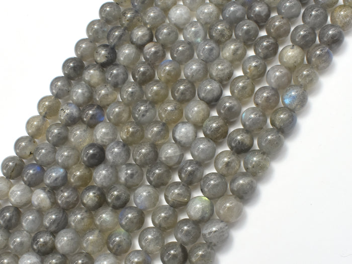 Labradorite Beads, 6mm Round Beads-BeadBasic