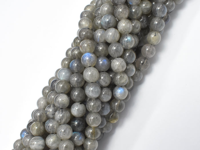 Labradorite Beads, 6mm Round Beads-BeadBasic
