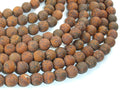 Matte Firework Jasper, 8mm-BeadBasic