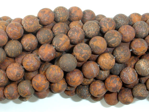 Matte Firework Jasper, 8mm-BeadBasic