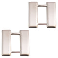 Miniature Collar Device: Double Bar Silver