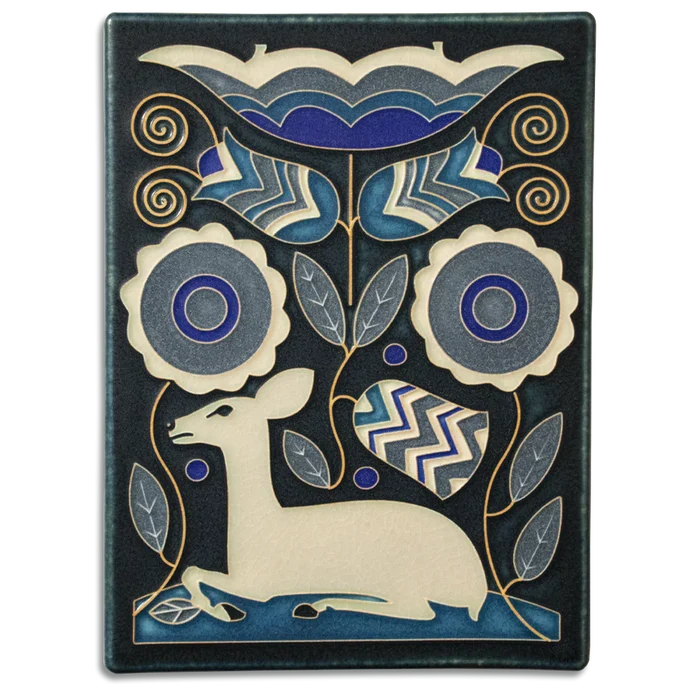 Motawi Tileworks - 6"x 8" Tile - 'Vienna Woods' (Cadet) #6821