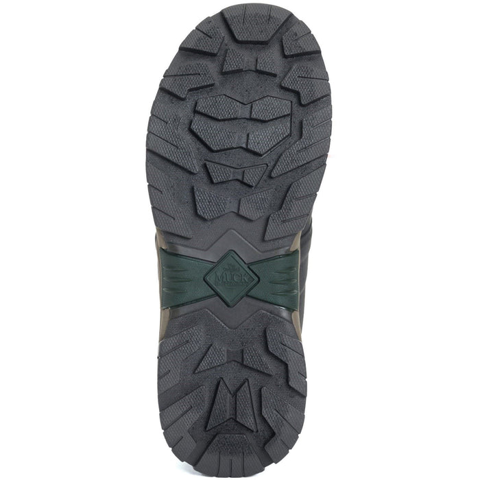 Muck Boots Apex Mid Zip Rubber Dark Brown Wellington Boots
