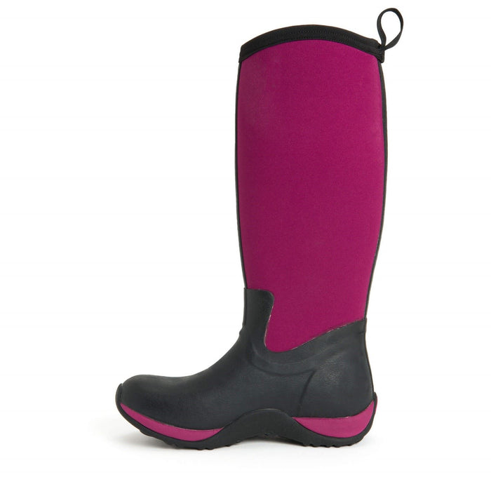 Muck Boots Arctic Adventure Synthetic Black/Maroon Wellington Boots
