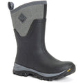 Muck Boots Arctic Ice Mid AGAT Rubber Black/Grey Geometric Wellington Boots