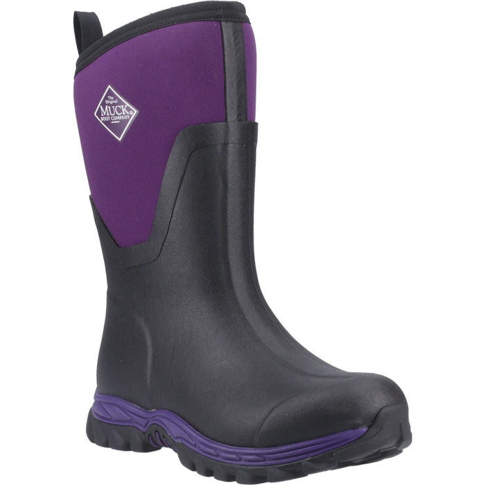 Muck Boots Arctic Sport II Mid Rubber Women's Black/Acai Winter Mid Calf Boots