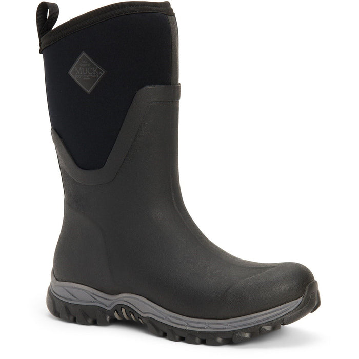 Muck Boots Arctic Sport Mid Rubber Black Wellington Boots