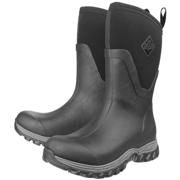 Muck Boots Arctic Sport Mid Rubber Black Wellington Boots