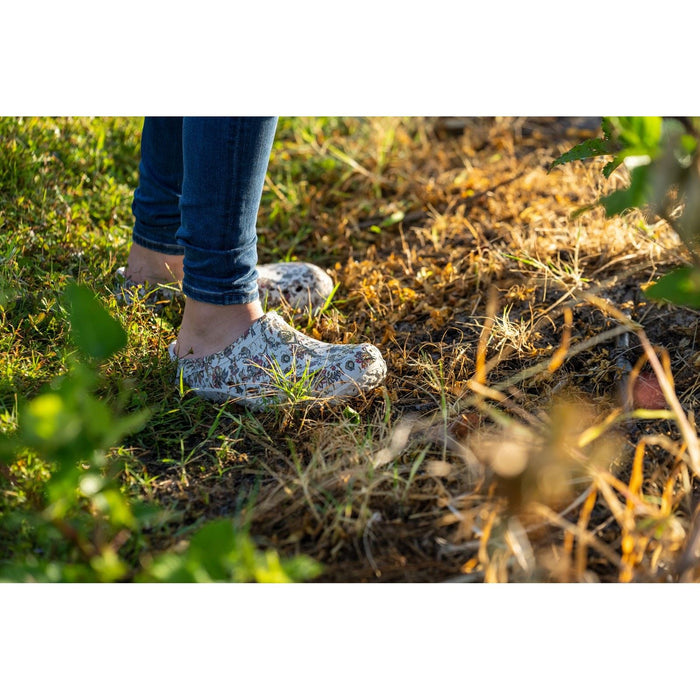 Muck Boots Muckster Lite Synthetic Light Grey/Floral Print Clogs