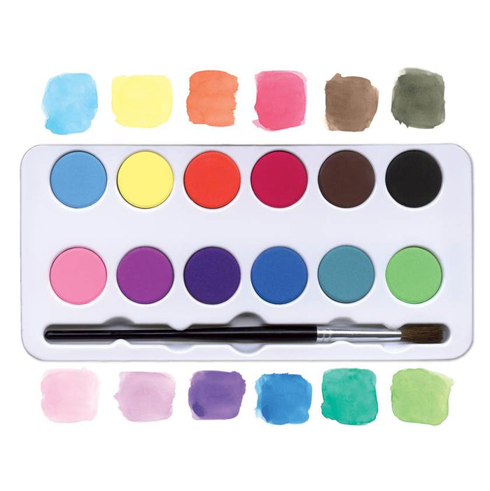 Mushroom Watercolor Set in Tin, Eeboo