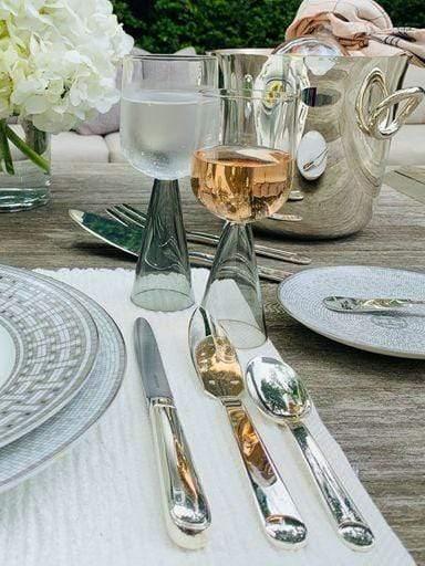 Puiforcat Normandie Tea Spoon in Silver Plate by Puiforcat Tabletop New Cutlery Spoon / Silver / Steel