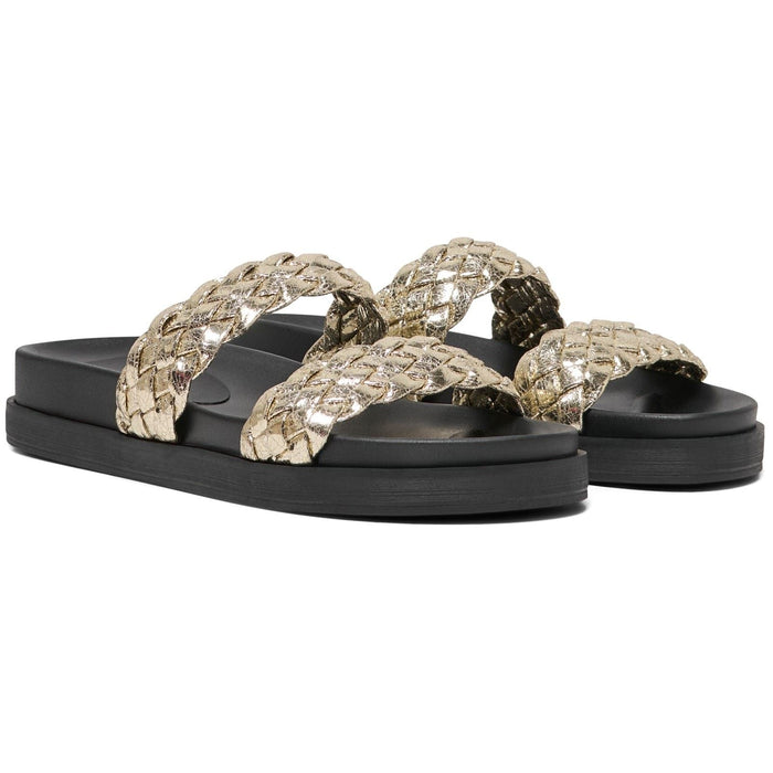 ONLY MINNIE-16 Synthetic Women's Gold Sandals