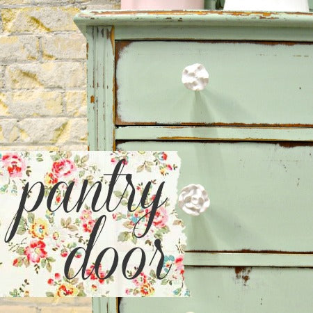 Pantry Door | Milk Paint - Piglet's Closet