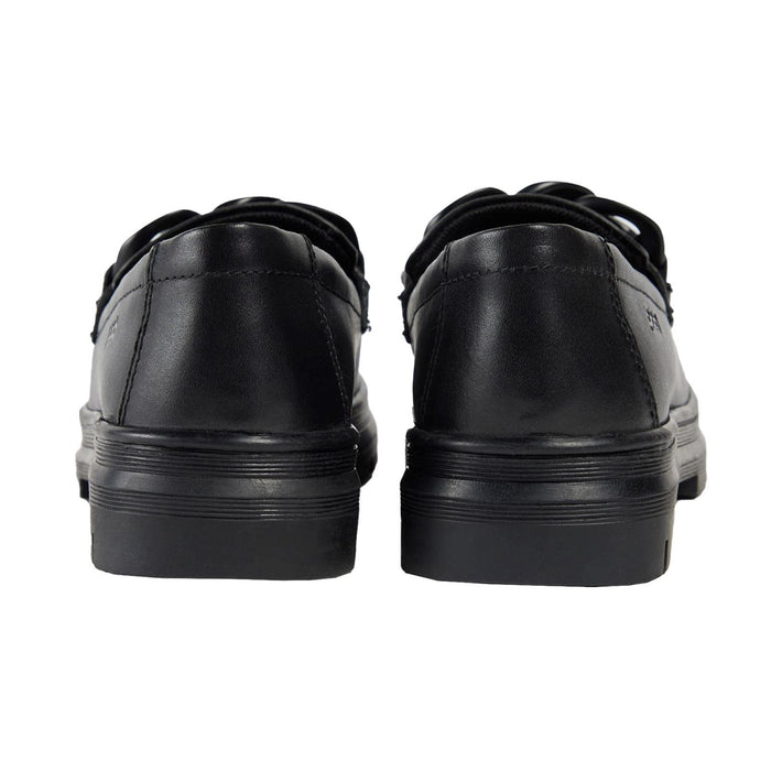 Pod Mina Leather Youth Black Shoes