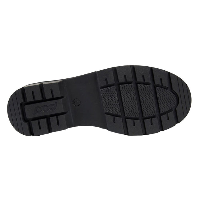 Pod Mina Leather Youth Black Shoes