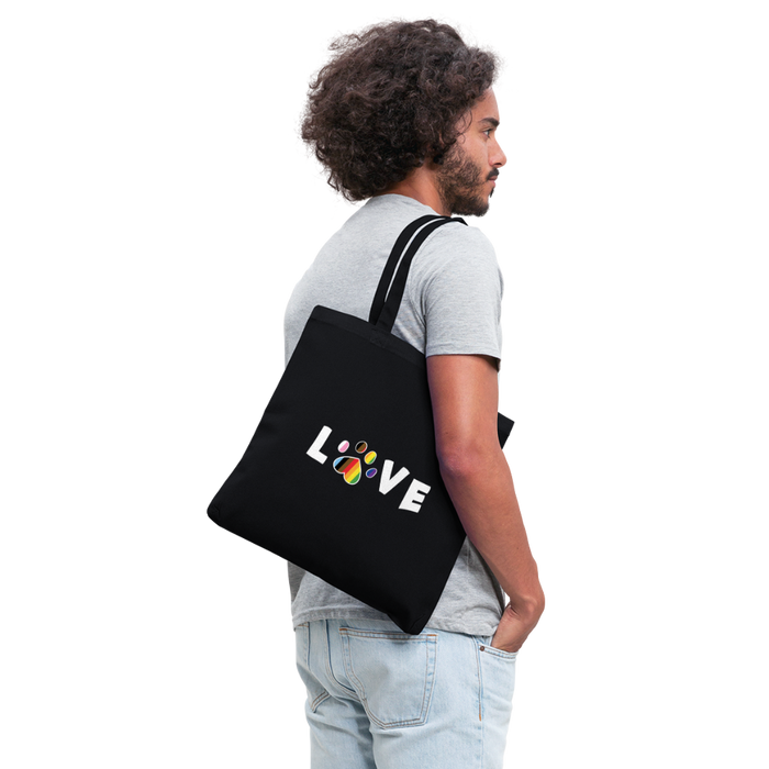 Pride Love Tote Bag - black