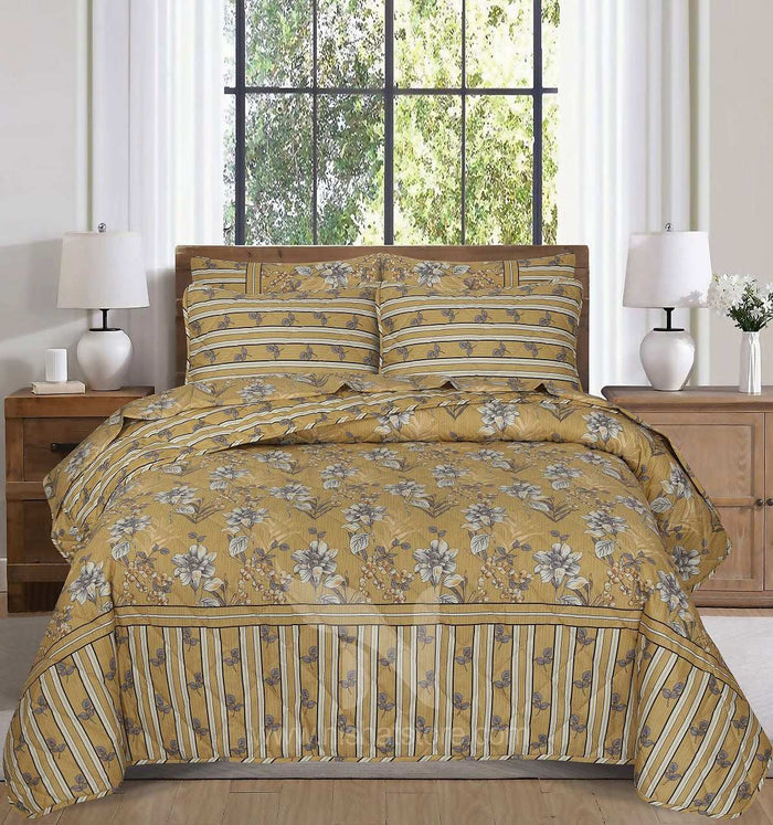 Quilted Comforter Set 6 Pcs Design 951 - Nishat Creative Store