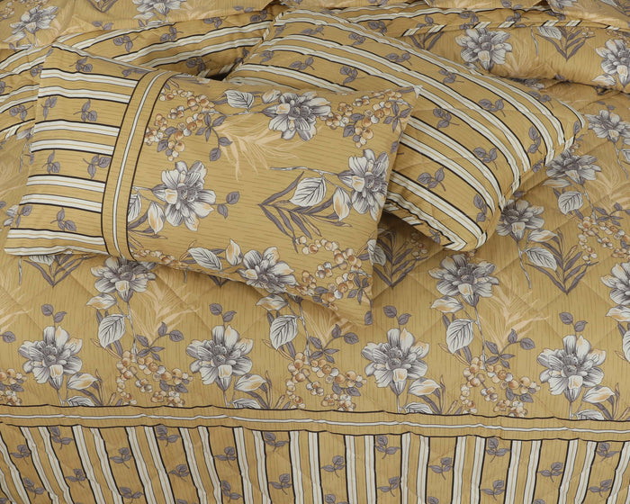 Quilted Comforter Set 6 Pcs Design 951 - Nishat Creative Store