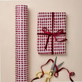 RED DIAMOND HARLEQUIN Gift Wrap Sheet  - bubblegum market