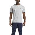 Reebok Cody Crew Neck Tee Cotton Men's Grey Short Sleeve T-Shirts