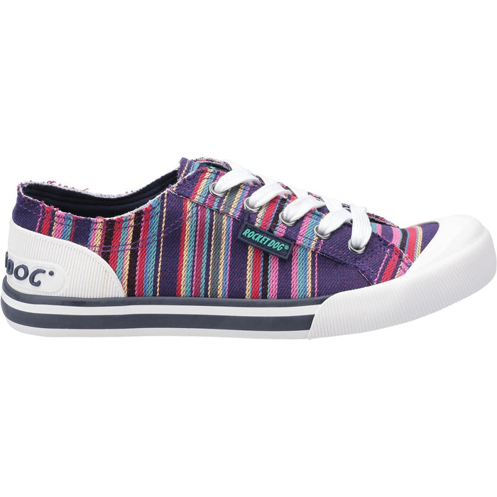 Rocket Dog Jazzin Cotton Women's Purple Multi Trainers
