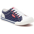 Rocket Dog Jazzin Spangle Cotton Women's Red/Navy Trainers