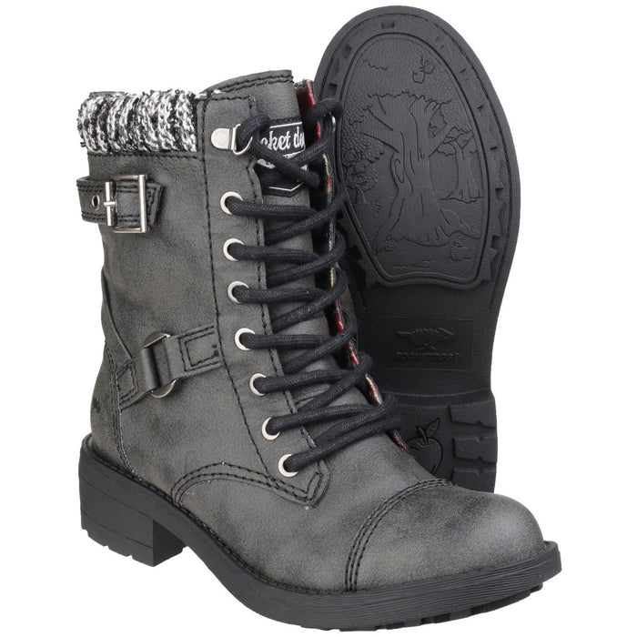 Rocket Dog Thunder Galaxy Synthetic Women's Black Boots