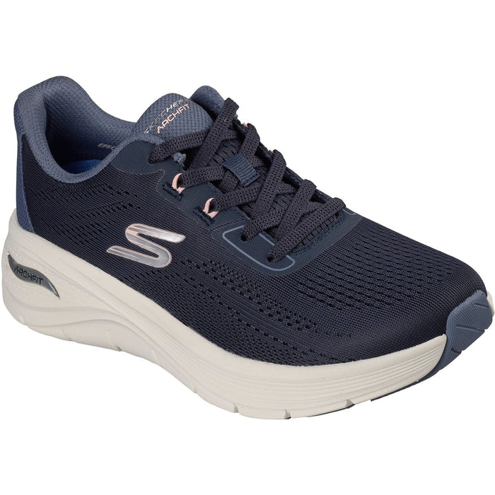Skechers Arch Fit 3.0 Easy Flow Textile Women's Navy Trainers