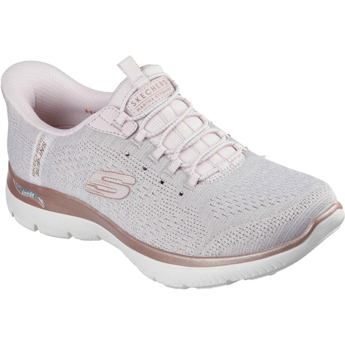 Skechers Arch Fit Summits - Soft Shimmer Textile Women's Light Pink Standard Trainers