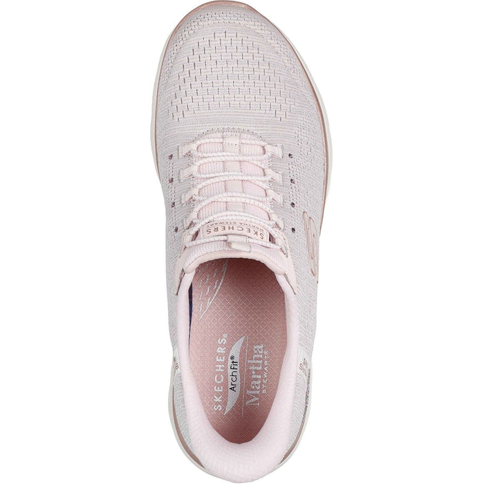 Skechers Arch Fit Summits - Soft Shimmer Textile Women's Light Pink Standard Trainers
