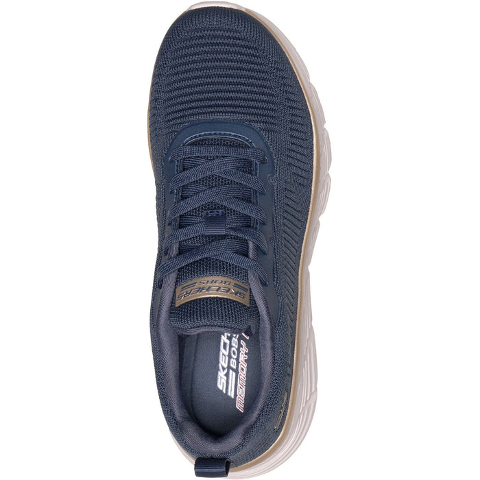 Skechers Bobs B Flex Hi Flying Textile Women's Navy/Gold Trainers