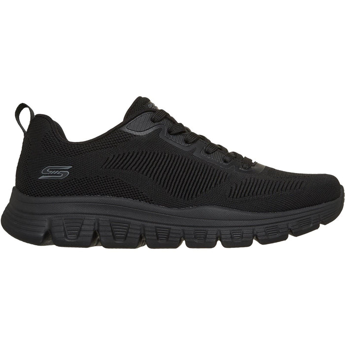 Skechers Bobs B Lite Textile Men's Black Trainers