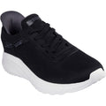 Skechers BOBS Sport Squad Chaos Solid Step Textile Men's BLACK Trainers