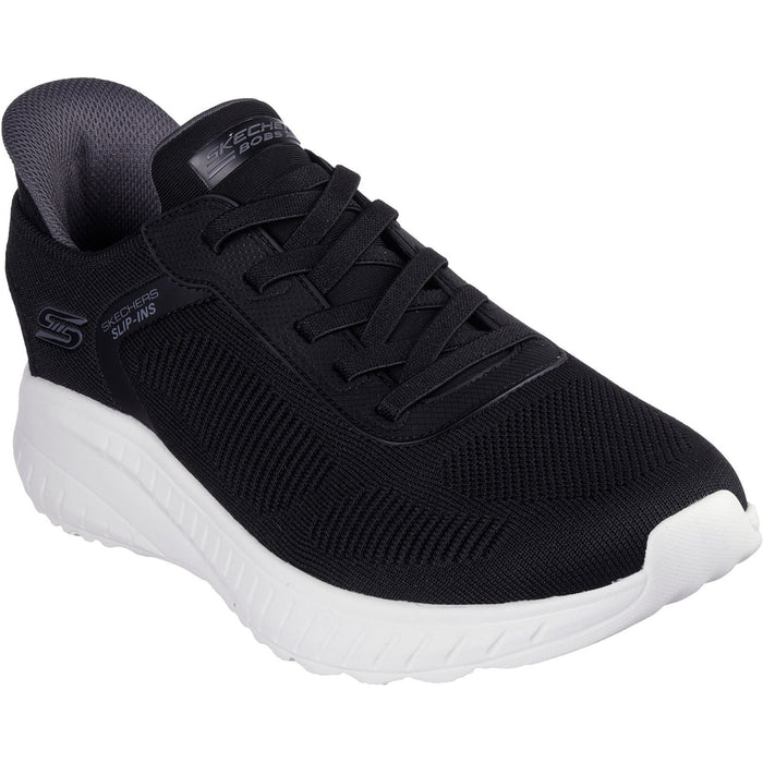 Skechers BOBS Sport Squad Chaos Solid Step Textile Men's BLACK Trainers