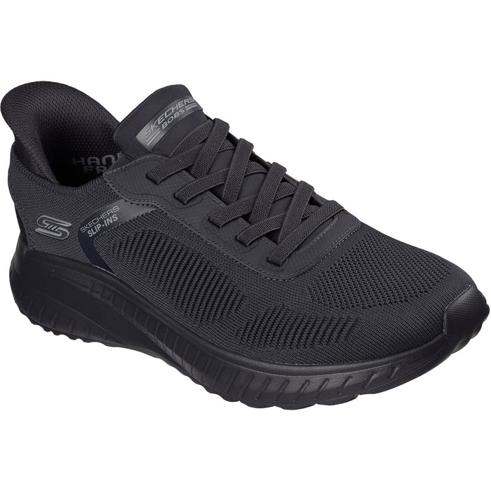 Skechers BOBS Sport Squad Chaos Solid Step Textile Men's Black Trainers