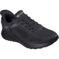 Skechers BOBS Sport Squad Chaos Solid Step Textile Men's Black Trainers