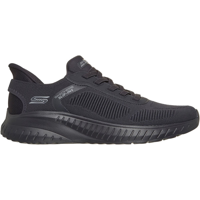 Skechers BOBS Sport Squad Chaos Solid Step Textile Men's Black Trainers