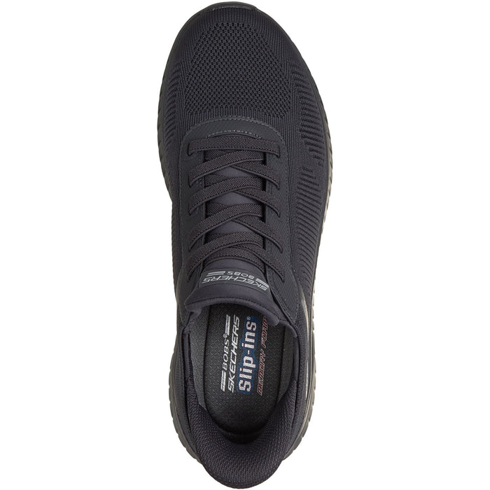 Skechers BOBS Sport Squad Chaos Solid Step Textile Men's Black Trainers