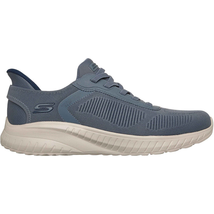 Skechers BOBS Sport Squad Chaos Solid Step Textile Men's Slate Standard Trainers