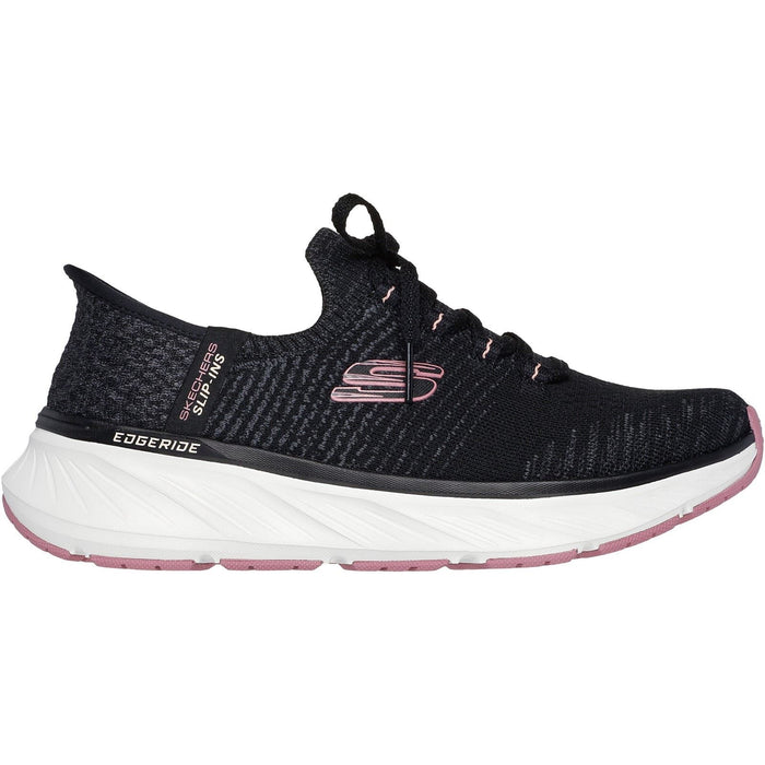 Skechers Edgeride Impression Textile Women's Black/Pink Trainers