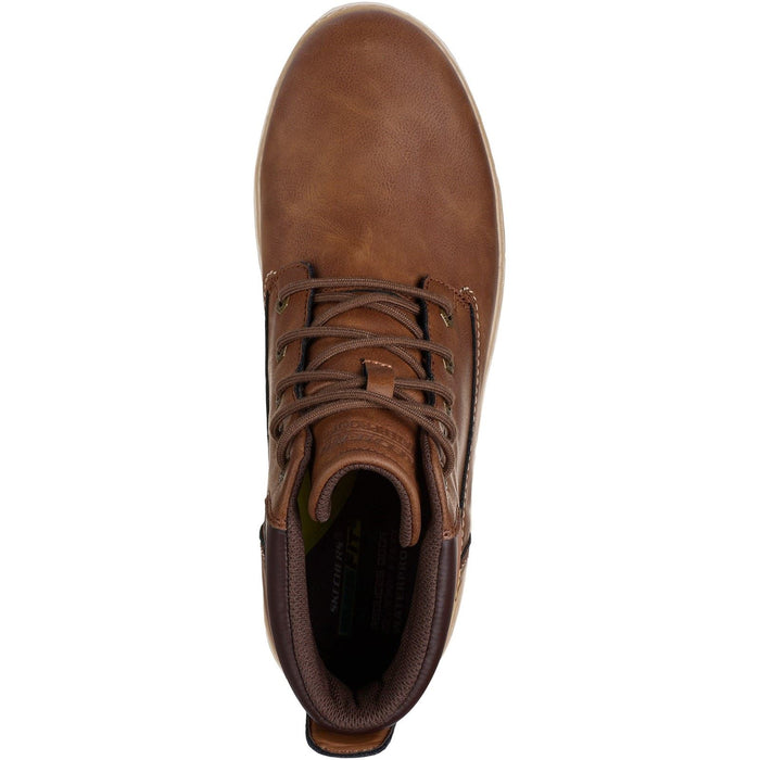 Skechers Garlan Deno Synthetic Men's Brown Ankle Boots