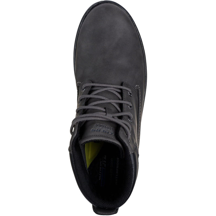 Skechers Garlan Deno Synthetic Men's Charcoal Ankle Boots