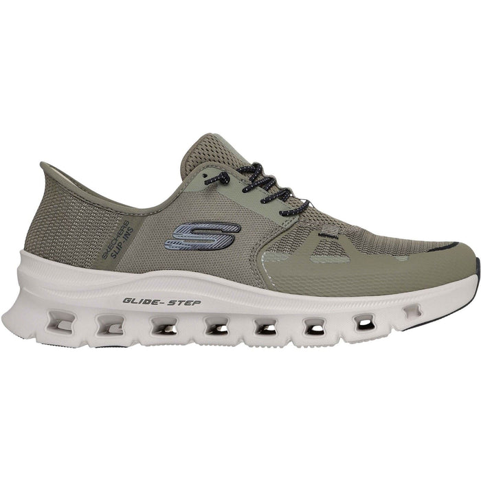 Skechers Glide-Step Pro Textile Men's Olive/Black Standard Trainers