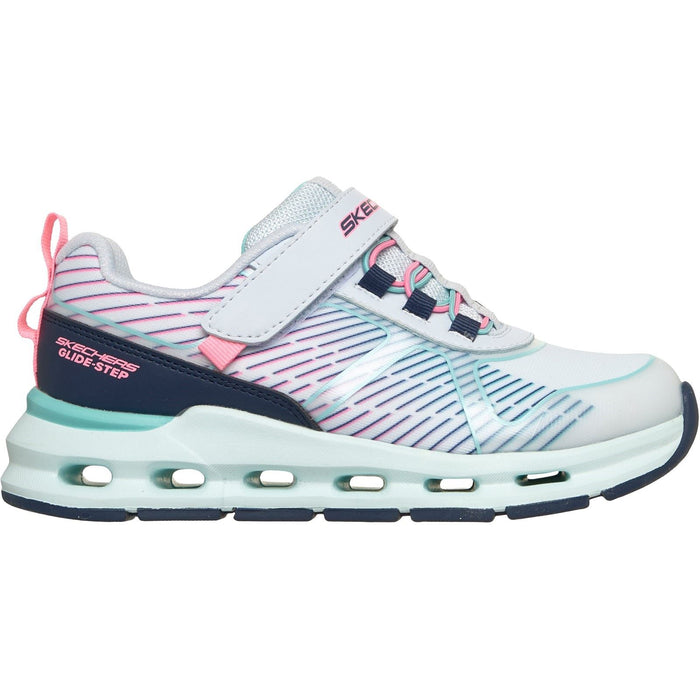 Skechers Glide-Step + Sprint Lines Mint/Multi Trainers