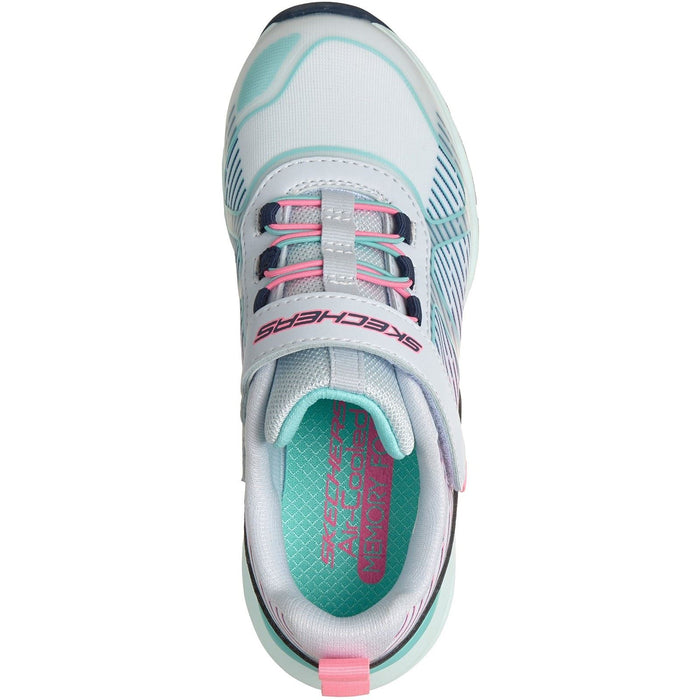 Skechers Glide-Step + Sprint Lines Mint/Multi Trainers
